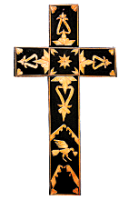 Sanchez: Straw Applique Cross