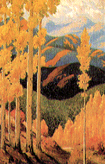 Parsons: Santa Fe Mountains in October